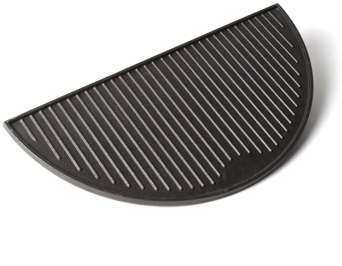 Gietijzeren grillplaat half rond - Medium - 38 cm