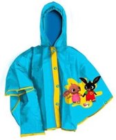 Bing Regenponcho Junior Pvc Lichtblauw Maat 3-4 Jaar