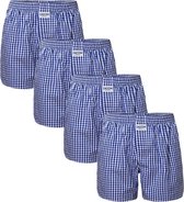 Zaccini 4-pack woven boxershorts - navy