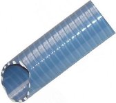 Alfaflex - Aquastar - soepele superelastische - PVC - zuig- persslang - met harde spiraal  (-antischok) - diam. 50mm - kleur grijs - PN6 - rol= 25 meter