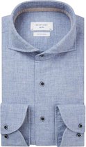 Profuomo Sky Blue Cotton Wool Overhemd Heren lange mouw