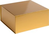 Cadeaudoos GOUD, 23x23x11cm (10 stuks)