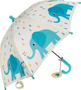 Rex London - Kinderparaplu - Paraplu - Elvis the Elephant - Olifant - Wit Blauw