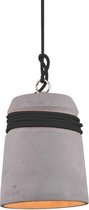 D- Lightz Hanglamp - Sfeerlamp - Lamp - Sfeerverlichting - Verlichting - Beton met Zwarte Snoer |C1A019H23B|