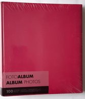 Fotoalbum extra groot 100 pagina's Fuchsia