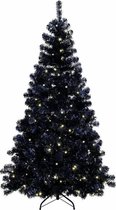 Royal Christmas - Kunstkerstboom Maine - Zwart - 150 cm - inclusief LED-verlichting