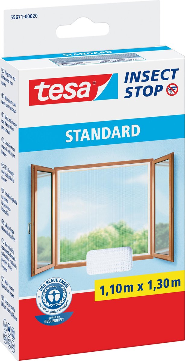 Tesa - 55671 - raamhor - Insect Stop 110x130cm wit - Tesa