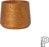 Pottery Pots Pot de Fleurs Patt Métallique Cuivre- Koper D 20 cm H 16 cm