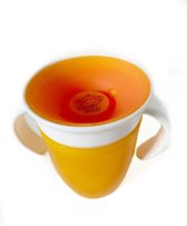 MONKIEZZ drink cup | 360 graden | antilek beker | orange | oefenbeker
