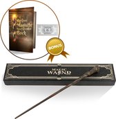 Toverstaf - Geschikt voor Ron Wemel / Weasley kostuum - Magic Wand - Met Treinkaartje - Inclusief Toverspreuken E-book