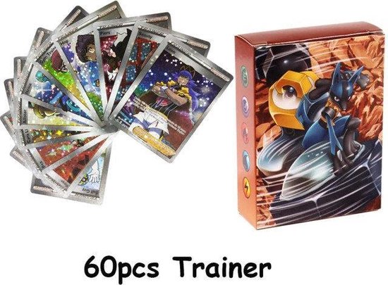 Thumbnail van een extra afbeelding van het spel POKEMON Kaarten - TRAINER 60 STUKS - Verzamelkaarten - pokemon Speelkaarten - Trading cards
