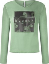 Zoso T-shirt Jessy 215 Green/black Dames Maat - XS