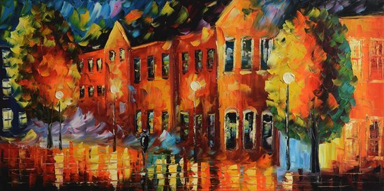 Schilderij Modern Retro 160 X 100 Artello Handgeschilderd schilderij-modern-retro-160-x-100-artello-handgeschilderd