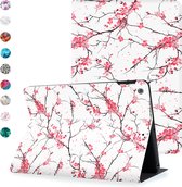 iPad 2021 / 2020 / 2019 hoes - iPad 10.2 inch hoes - Smart Book Case - Cherry Blossom