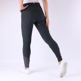 Quur Rijbroek  Highwaist Qneva Siliconen - Grey - 46