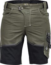 Cerva Neurum Classic korte werkbroek/short dark olive maat 62