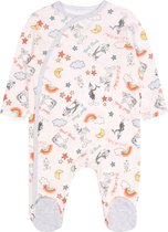 Grijs-witte set: rompertje, body, slabbetje, muts Bugs Bunny DISNEY OEKO-TEX 0-0 m 44 cm