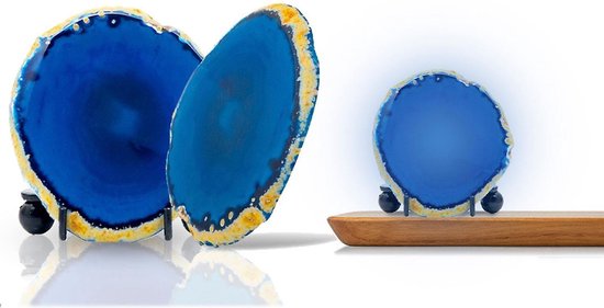 Haven Mineral Rock LED Nachtlampje, Blauw van Haven — afbeelding 2