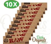 RAW Single Wide Classic Vloei - Vloeipapier - Rolling paper (Smoking) - Korte Vloei - 10 stuks