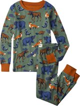 Hatley 2delige Jongens Pyjama Forest Animals Laurel Wreath 2 jaar