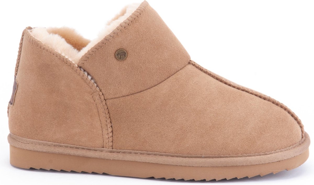 Warmbat Willow Suede Dames Sloffen - Camel