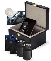 Faraday Box autosleutel - Keyless entry antidiefstal set | Incl. 2x RFID Beschermhoes autosleutel