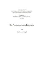 Sonderreihe Der Abhandlungen Papyrologica Coloniensia- Die Prostagmata Der Ptolemäer