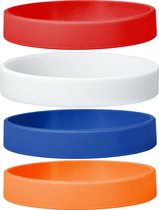 Siliconen Armbanden Mix Nederland - voor Volwassenen (zak van 30 stuks)