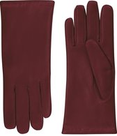 Laimbock leren handschoenen dames met wolmix voering model Dover Color: Oxblood, Size: 7.5