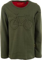 Stones and bones Stones & Bones Jongens Longsleeve Tshirt SKipper Bike Khaki - 116