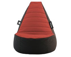 Zitzak 'Duo Senza' Terracotta (Rood) | Volwassenen | Indoor & Outdoor | Waterbestendig | Dubbel gestikt | Gevuld met Flexipearl® | Sit&Joy®