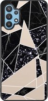 Samsung A32 5G hoesje - Abstract painted | Samsung Galaxy A32 5G case | Hardcase backcover zwart