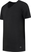 Bambocks Bamboe T-shirt zwart v hals 2 pack M