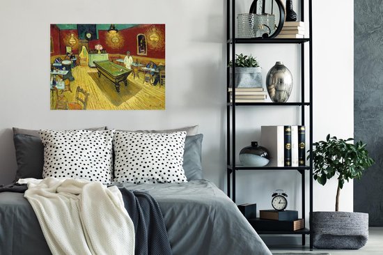 Poster Het nachtcafé - Vincent van Gogh - 80x60 cm