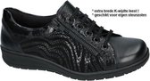 Solidus -Dames -  zwart - sneakers  - maat 35.5