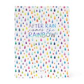 Legami Notitieboekje A6 - After Rain Comes The Rainbow Gelinieerd