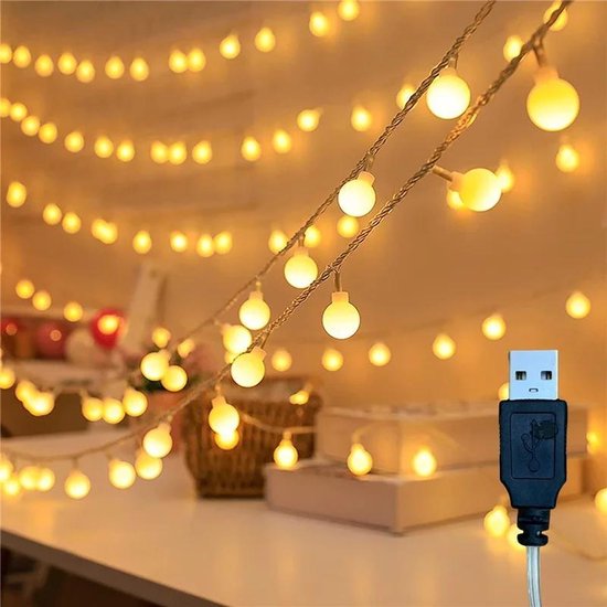 Led lampjes - 5 meter - lichtjes - Kleine - Werkt op USB - Waterdicht en... | bol.com