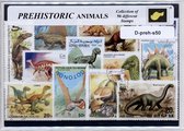 Dinosaurussen / Prehistorische dieren – Luxe Postzegel pakket (A6 formaat) : collectie van 50 verschillende postzegels van dinosaurussen. Cadeau ! Het product is te verzenden als ansichtkaart in een A6 envelop. Dino's - dino - prehistorie - t-rex!