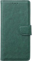 Portemonnee Book Case Hoesje Geschikt voor: Samsung Galaxy A71 groen