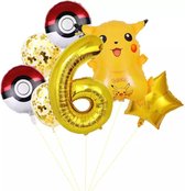 Pokemon Ballon Droom Thema Party Decoratie Benodigdheden Pikachu Squirtle Bulbasaur Verjaardagsfeestje Pocket Ballon Gift - Geel