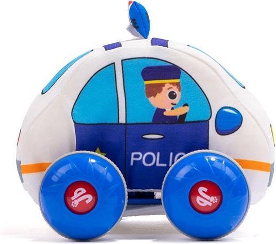 Loua's favorites pull back politie auto , Terugtrek autootjes, Speelgoed  auto, zacht... | bol.com