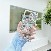 Voor Samsung Galaxy A72 5G / 4G Hoog doorschijnend galvaniserend bloempatroon TPU + pc schokbestendig hoesje (Ewha)