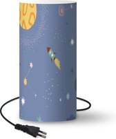 Lamp Ruimte - Planeten - Sterren - 54 cm hoog - Ø25 cm - Inclusief LED lamp