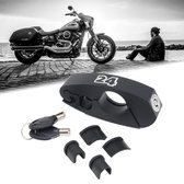 Motor24™ – Motorslot stuurslot zwart – griplock – motor motorfiets brommer scooter slot - zeer solide - Geen verzendkosten