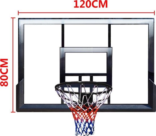 Plagen mobiel verzending Pegasi basketbalbord 008 122x82cm | bol.com