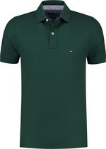 Tommy Hilfiger Regular Poloshirt - Mannen - donkergroen