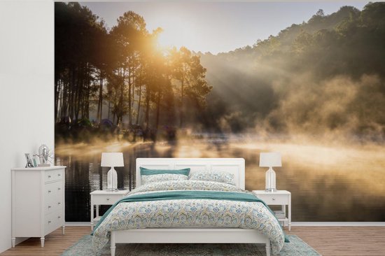 Papier peint - Papier peint photo Forêt - Water - Brume - Largeur 360 cm x hauteur 240 cm