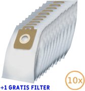 10x Stofzuigerzakken Nilfisk Select, Elite & Power series P10 - P40 (inclusief microfilter) stofzuig zakken stofzakken