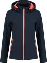 Icepeak Brenham Softshell  Jas - Vrouwen - navy/rood/oranje