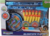 blaaspijp deluxe 20-delig blauw